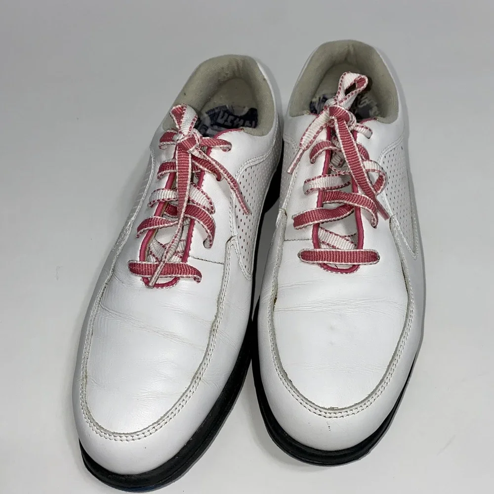 FootJoy Women's eComfort Extra Comfort Golf Shoes White Pink 98629 Size 8 M